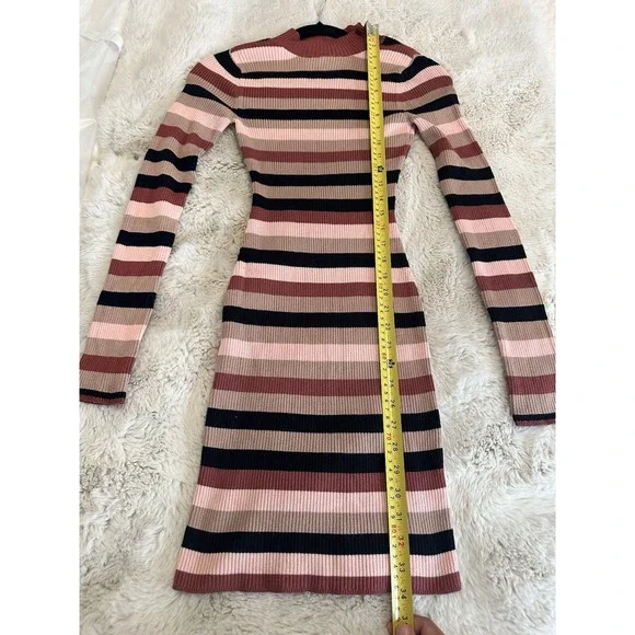 Derek Heart ribbed knit bodycon dress with long sleeves Size‎ S - Picture 12 of 15